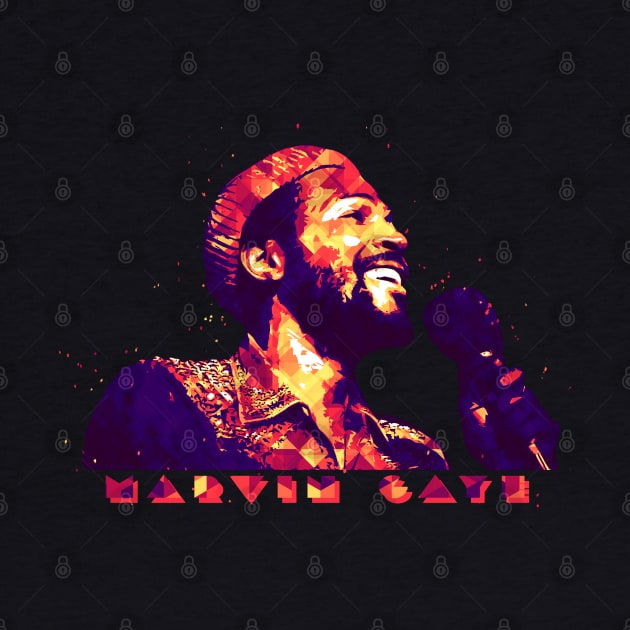 Marvin Gaye - Popart by TheMarineBiologist